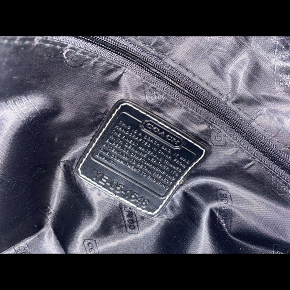 Coach Signature Jacquard Black / Gray Shoulder bag - Picture 10 of 10